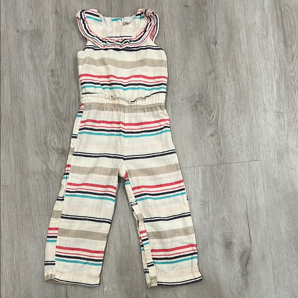Striped Kids Jumpsuit